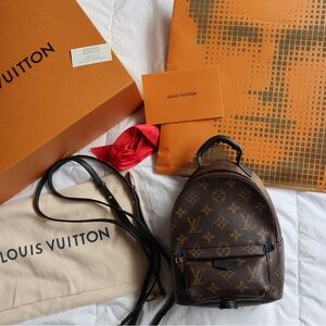 Brand new Louis Vuitton Palm Springs Mini.